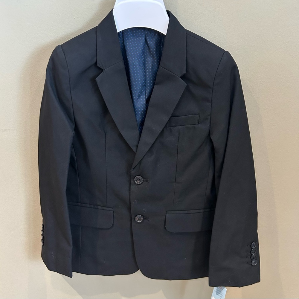 Cat & Jack Boys Blazer Black Size 6 NWT